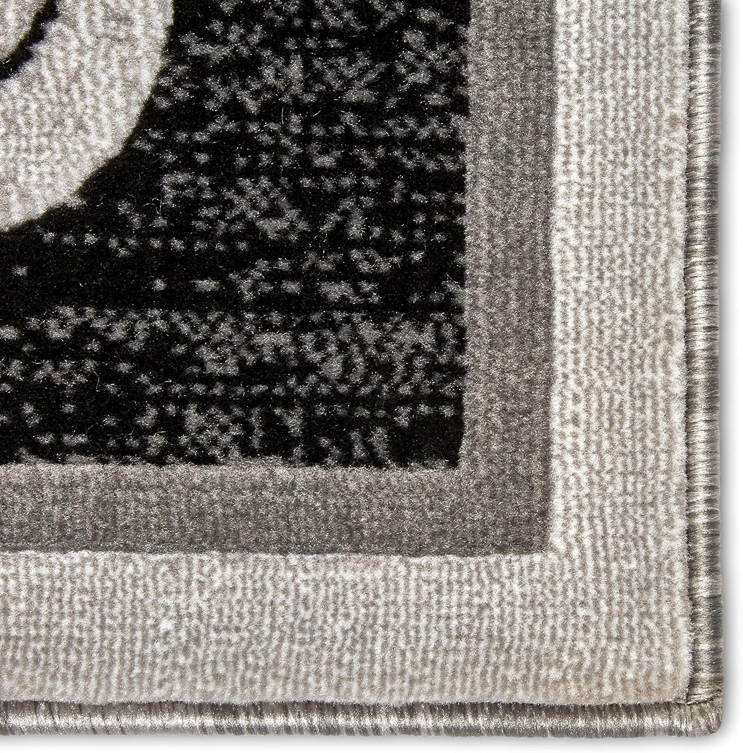 Catalina Pierre Gray Geometric Area Rug 7'10" x 10'2"  - Contemporary