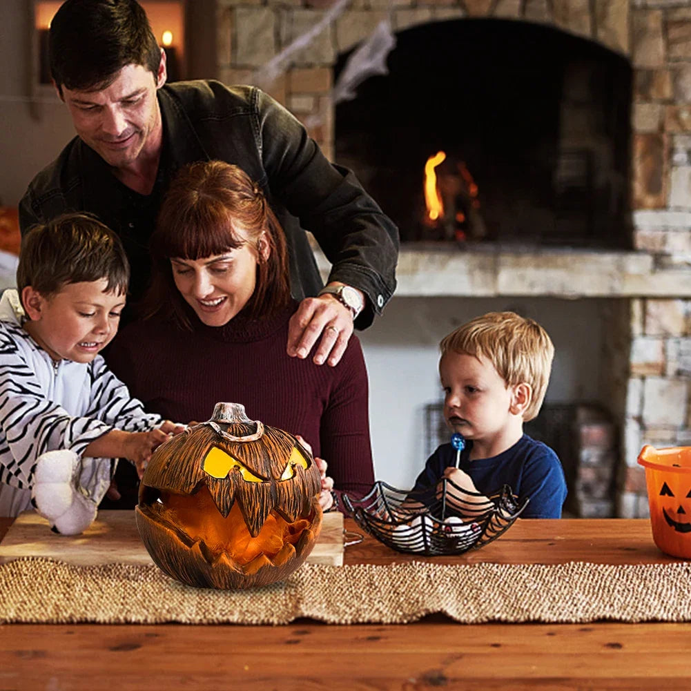 Halloween Pumpkin with Sound Effects - Rising Motion & Scary Lights