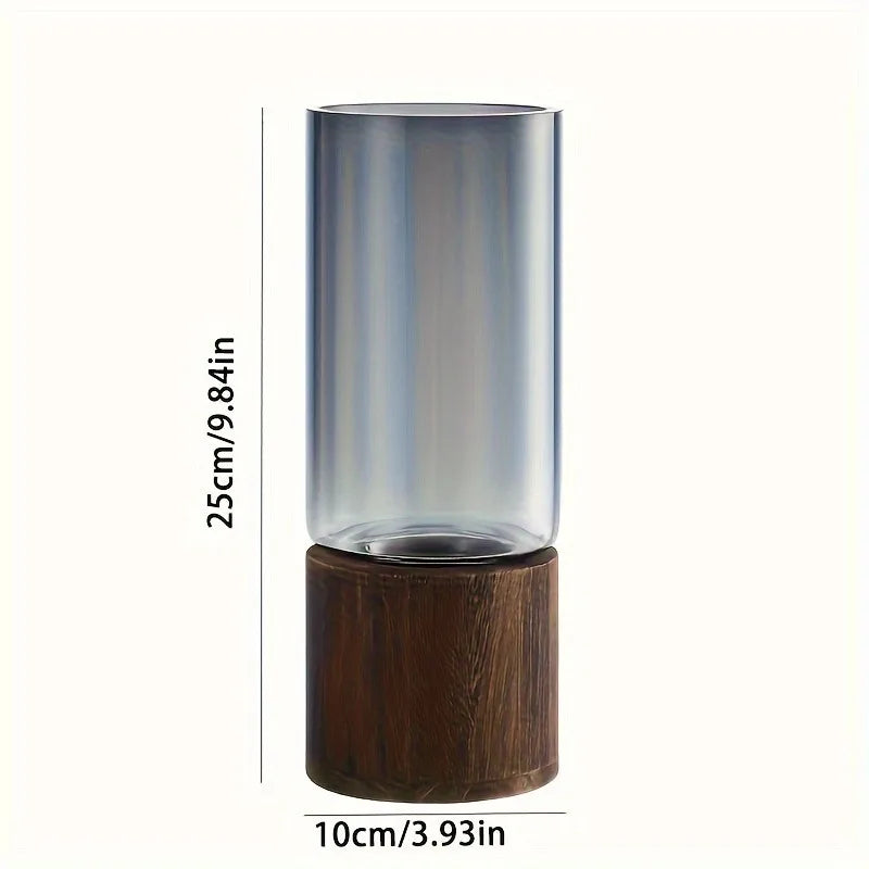 Retro Glass Vase - Modern Home Decor for Living Room & Table