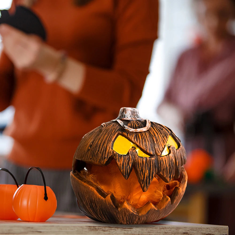 Halloween Pumpkin with Sound Effects - Rising Motion & Scary Lights