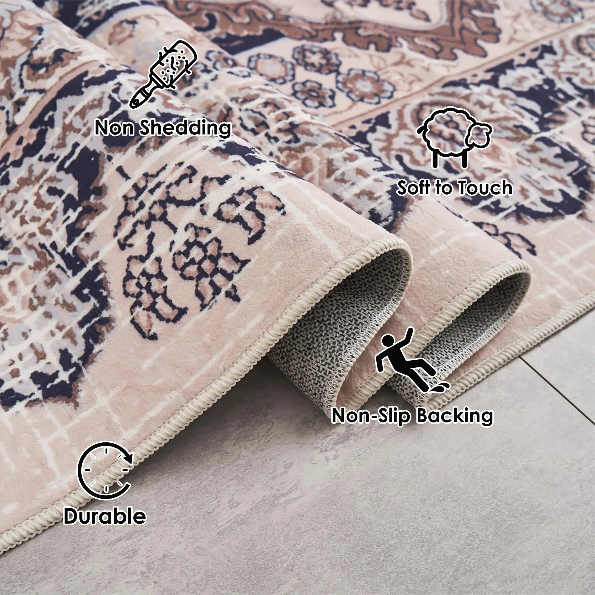Vintage Design Soft Rug