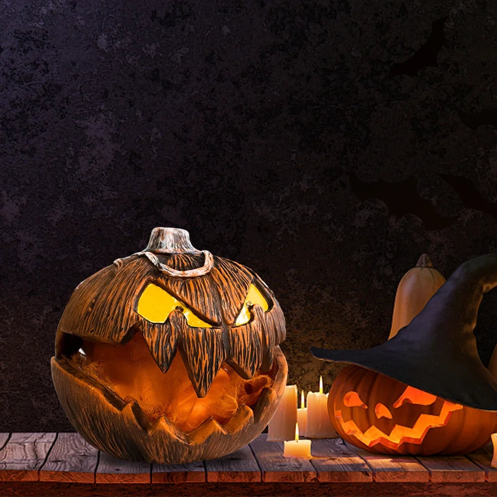 Halloween Pumpkin with Sound Effects - Rising Motion & Scary Lights