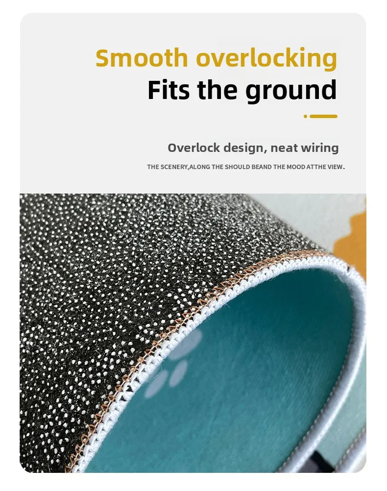 Orange Red Tiger Pattern Bohemian Rug - Ethnic Carpet for Living Room