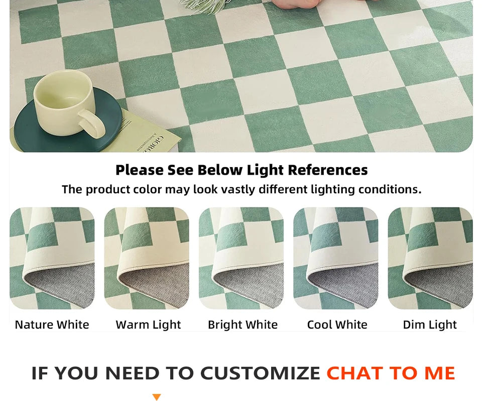 Fall Colorful Rugs- Machine Washable Living Room & Bedroom Rug