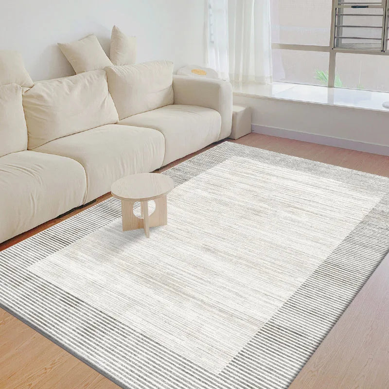Nordic Simple Geometric Crystal Velvet Rugs