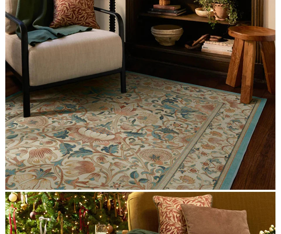 Fall Colorful Rugs- Machine Washable Living Room & Bedroom Rug