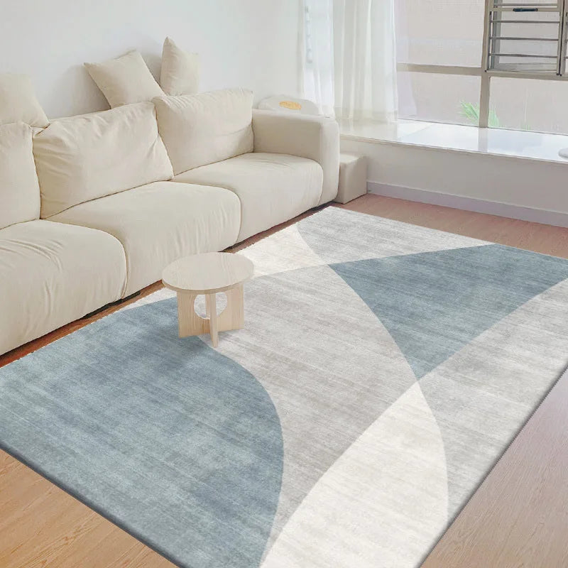 Nordic Simple Geometric Crystal Velvet Rugs
