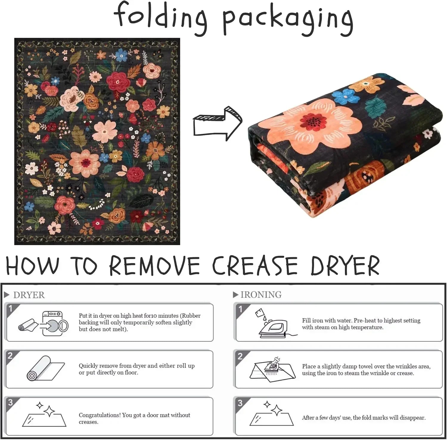 Fall Colorful Rugs- Machine Washable Living Room & Bedroom Rug