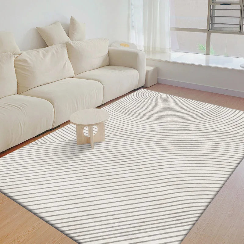 Nordic Simple Geometric Crystal Velvet Rugs