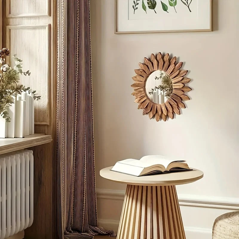 Bohemian Sunflower Wall Mirror