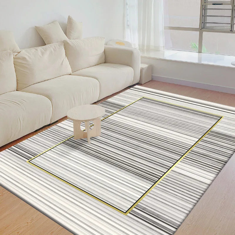 Nordic Simple Geometric Crystal Velvet Rugs