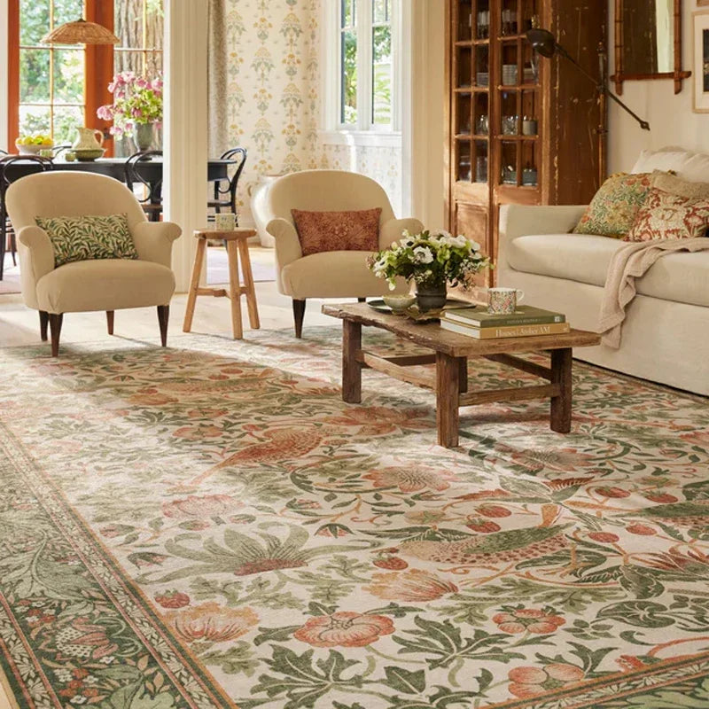 Fall Colorful Rugs- Machine Washable Living Room & Bedroom Rug