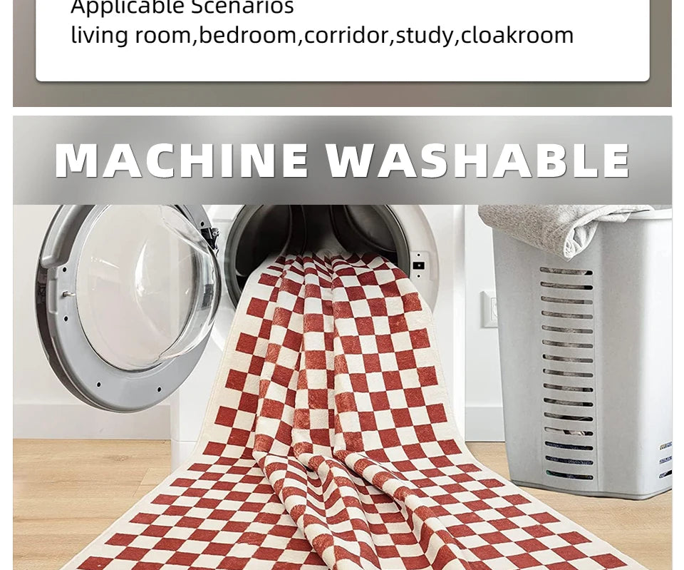 Fall Colorful Rugs- Machine Washable Living Room & Bedroom Rug