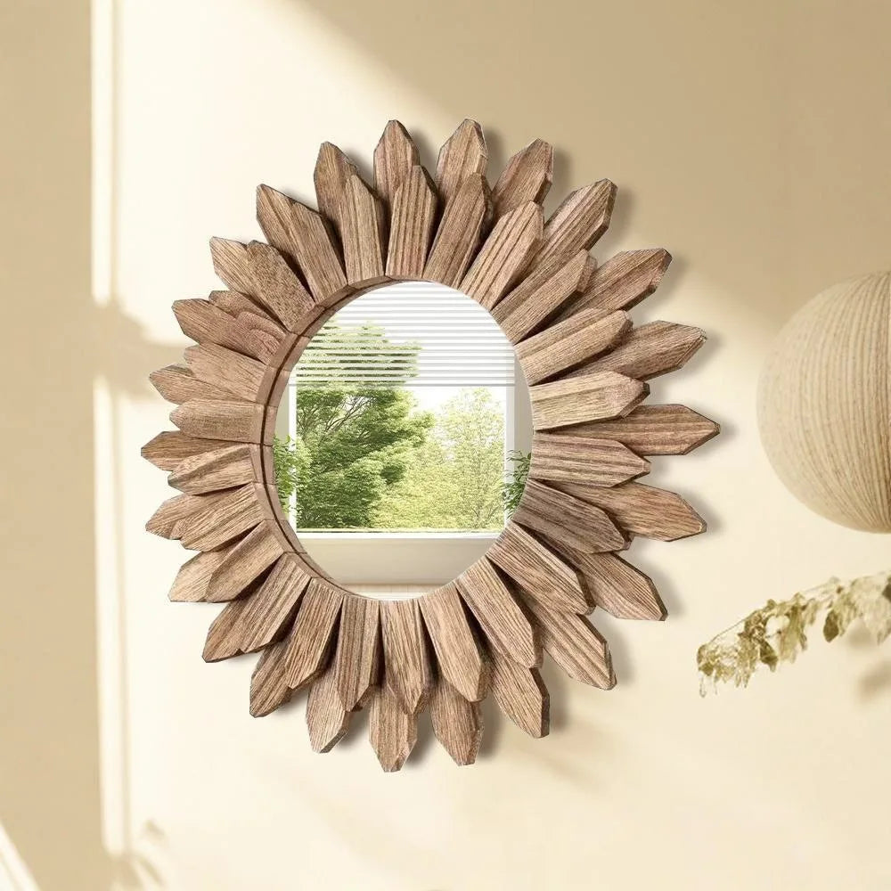 Bohemian Sunflower Wall Mirror
