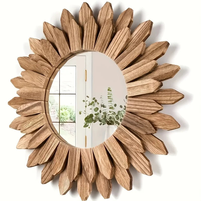 Bohemian Sunflower Wall Mirror