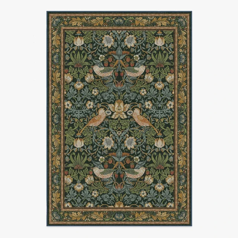 Fall Colorful Rugs- Machine Washable Living Room & Bedroom Rug