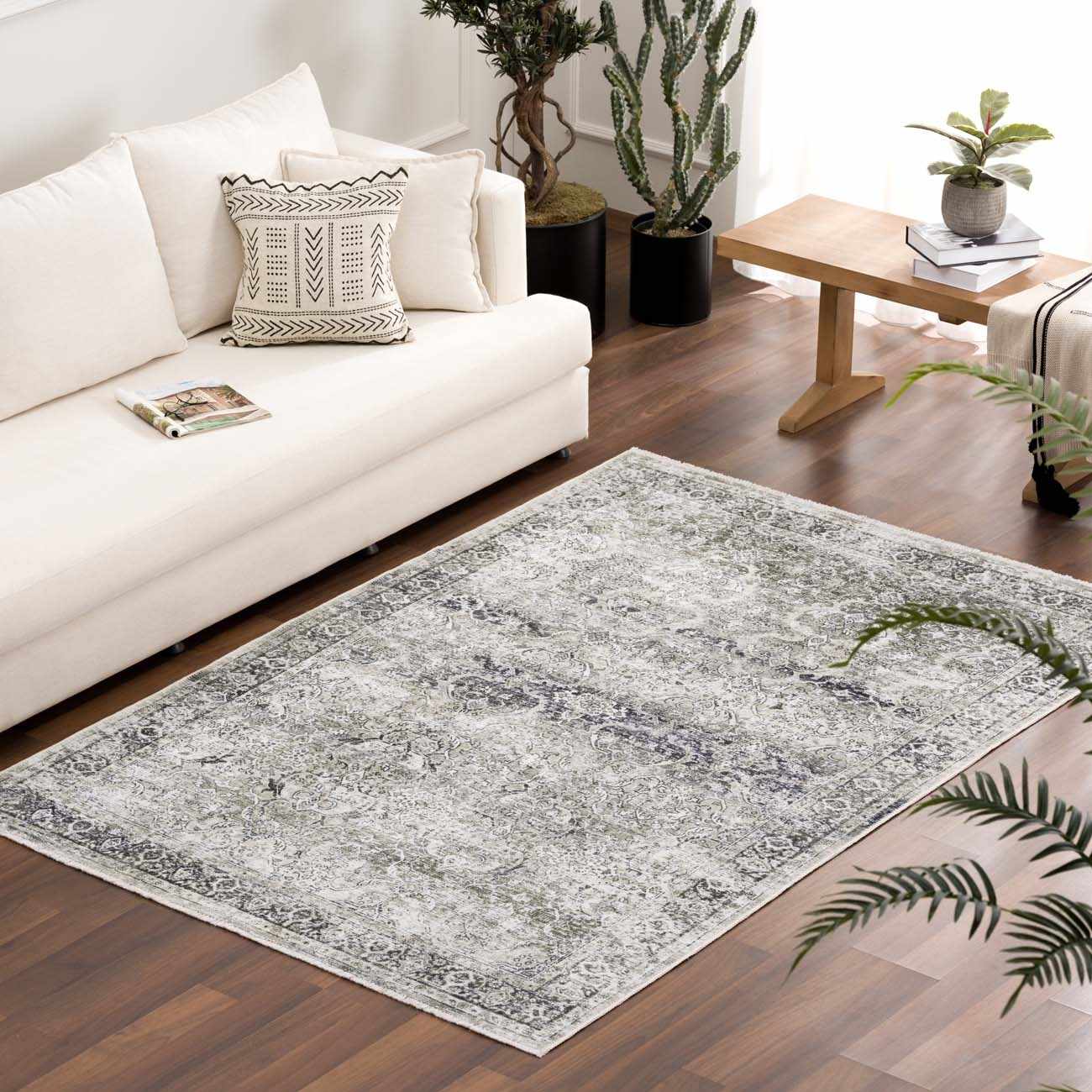 Turkish Area Rug - Washable Turkish Design