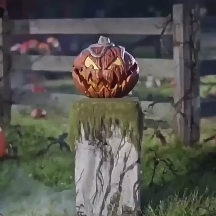 Halloween Pumpkin with Sound Effects - Rising Motion & Scary Lights